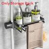 Bathroom Storage Organizer With Oxidized Aluminum Shelves For Modern Home Use