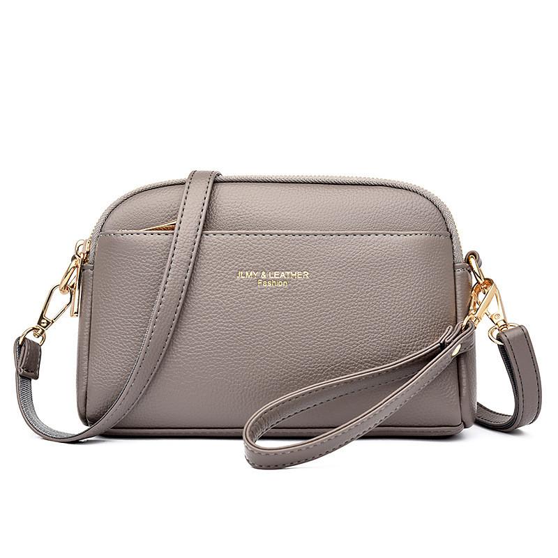 IELGY Ladies Messenger Bag PU Retro Shoulder Portable Small Square Bag