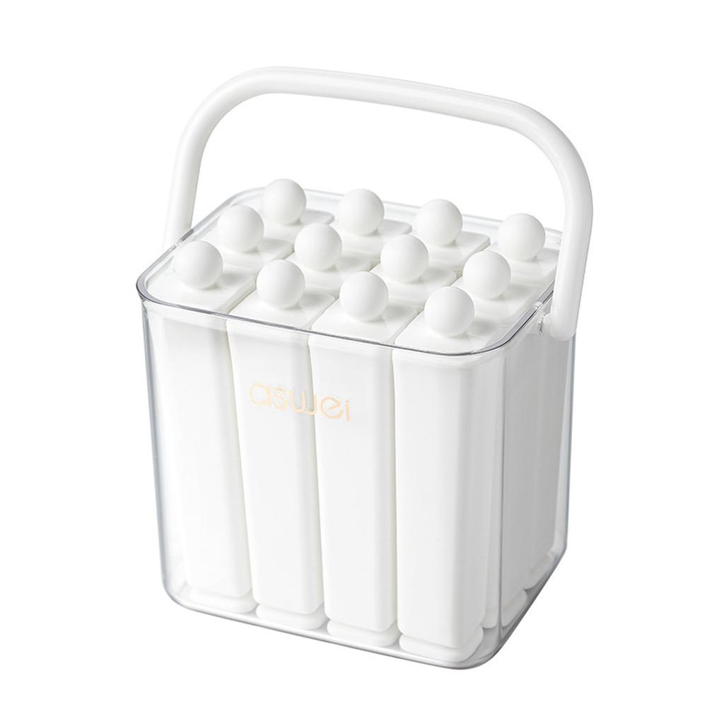 Silicone Ice Mold Stackable Ice Stick Tray Food Grade Ice Mold Dustproof For Iced Coffee Iced Drinks Refrigerator Storage 6