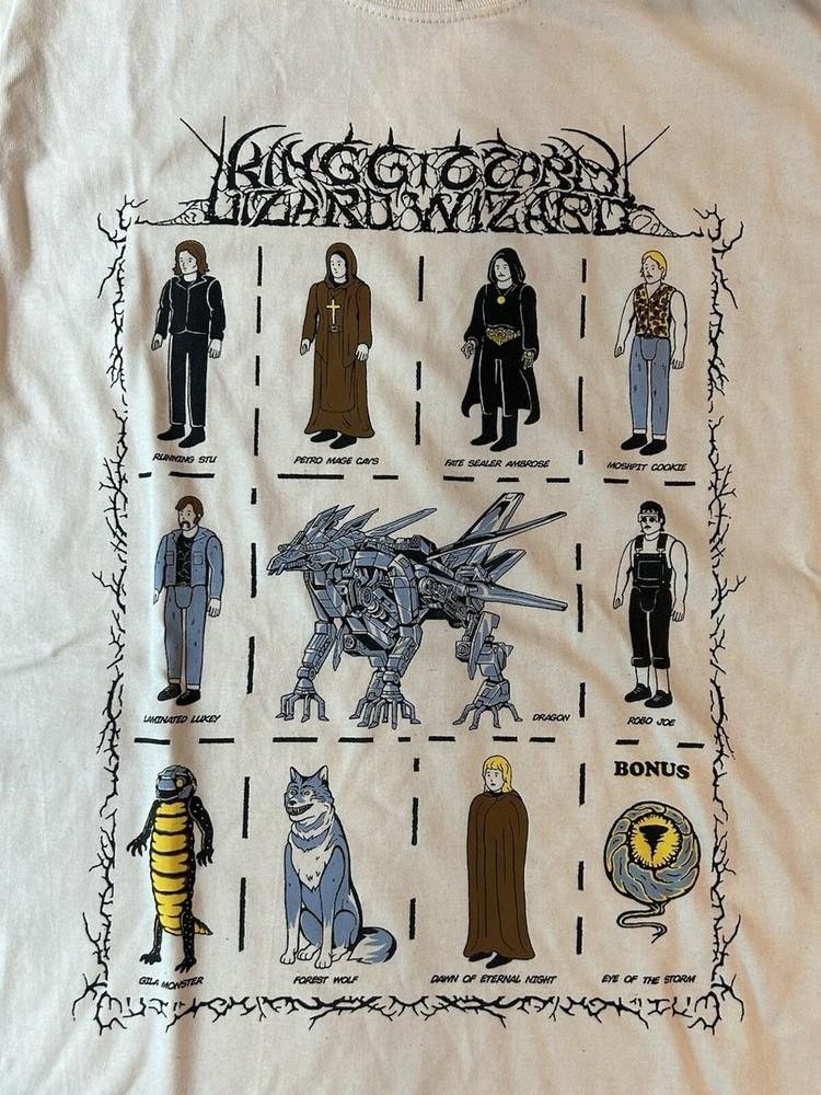 

New King Gizzard And The Lizard Wizard Men Black S-235XL Tee 20D1746 Unisex T-Shirt XXL