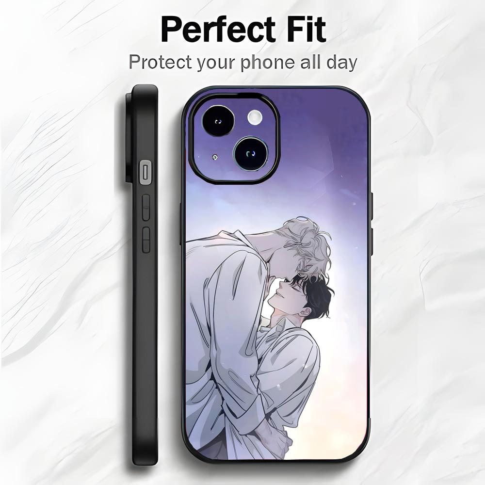 Romantic BL Comic R-Roses And Champagne Phone Case Phone Case Soft Packaging Lightweight For iPhone17 16 15 14 13ProMax