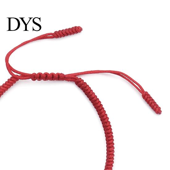 Braided Unisex Bracelet Solid Color Handmade Rope Lucky Bangle Jewelry for Party