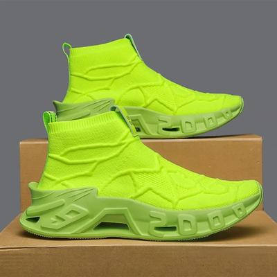 Men's Outdoor Sports Shoes High-Top Sports Shoes N-Slip and Durable Versatile Sports Shoes