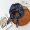 Scarf Women Cotton Linen Neck Head Scarves Headscarf Small Shawl Small Flower Thin Neckerchief Triangle Scarf Hair Scarf INS