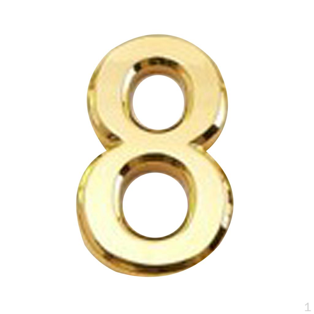 - Дом Отель Дверь Адресная Табличка Номер Цифры Наклейка Табличка Знак Удобная Комната Ворота Number 8