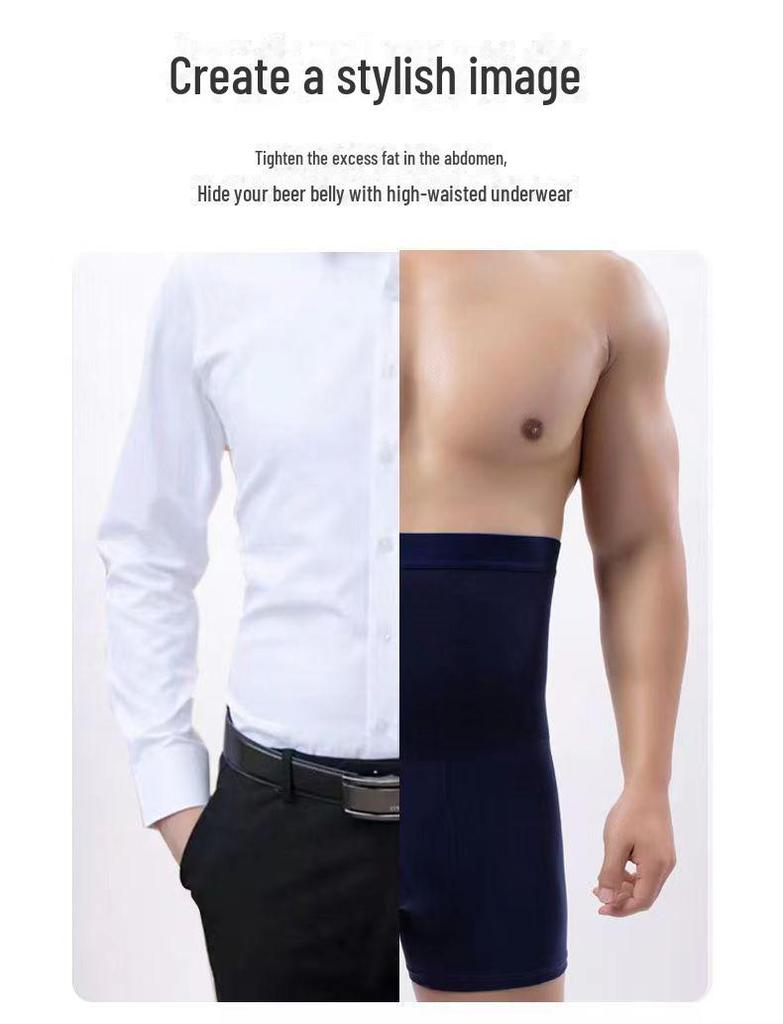 Męskie bokserki zimowe z aksamitu o wysokim stanie w dużych rozmiarach dla mężczyzn w średnim i starszym wieku