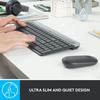 Logitech MK470 Wireless Keyboard and Mouse Set Office Keyboard and Mouse Set Thin Film Keyboard with Wireless 2.4G Receiver