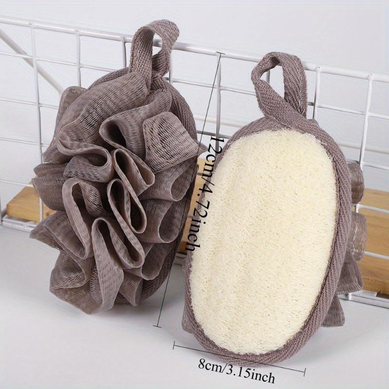 2 Pezzi di Spugne Naturali di Luffa, Prodotti da Bagno, Spugna Esfoliante per il Corpo, Spugna di Luffa Portatile per Esfoliazione e Bagno.