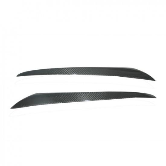 Front Headlight Eyelid Eyebrow Lamp Trim For Volvo S40 V50 2004-2012 2009 2011