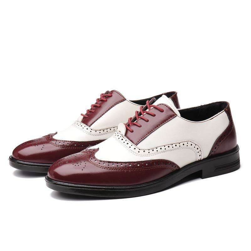 Men's Business Casual Brogues Trendy All-Match Youthful Large Size Spring Autumn Shoes