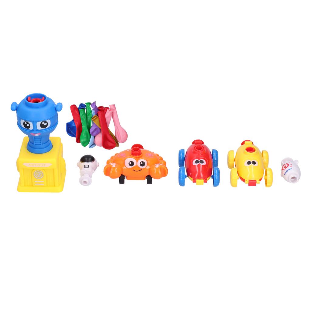 Children Cartoon Inertia Air Power Balloon Car Balloon Launcher Educational Science Experiment