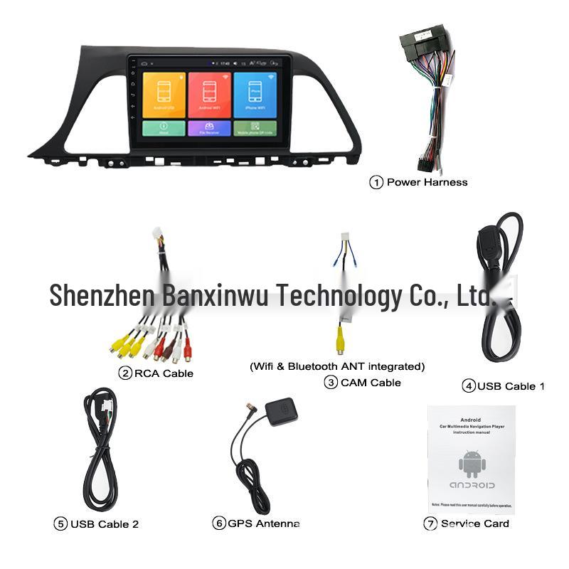 Hyundai 9th Gen Sonata Android Navigation GPS: Overseas Model 1+16G