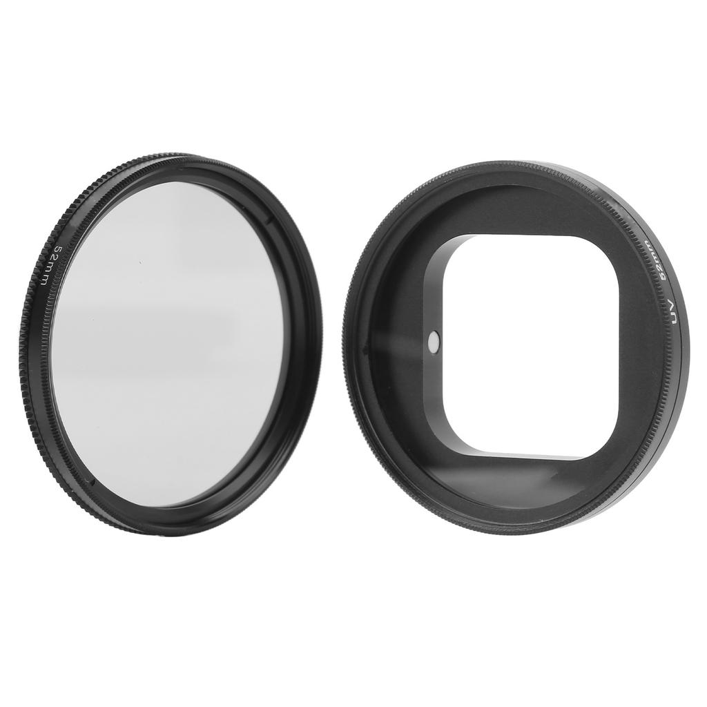 Filtr Obiektywu Kamery Akcji 52mm Filtr Polaryzacyjny CPL ze Szkła Optycznego z Ramką Adaptera Filtra UV dla