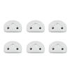 6Pcs Classical Guitar String Retainer Guitar String Ties Bridge Beads Guitar Rollers String Trees for Folk Guitar