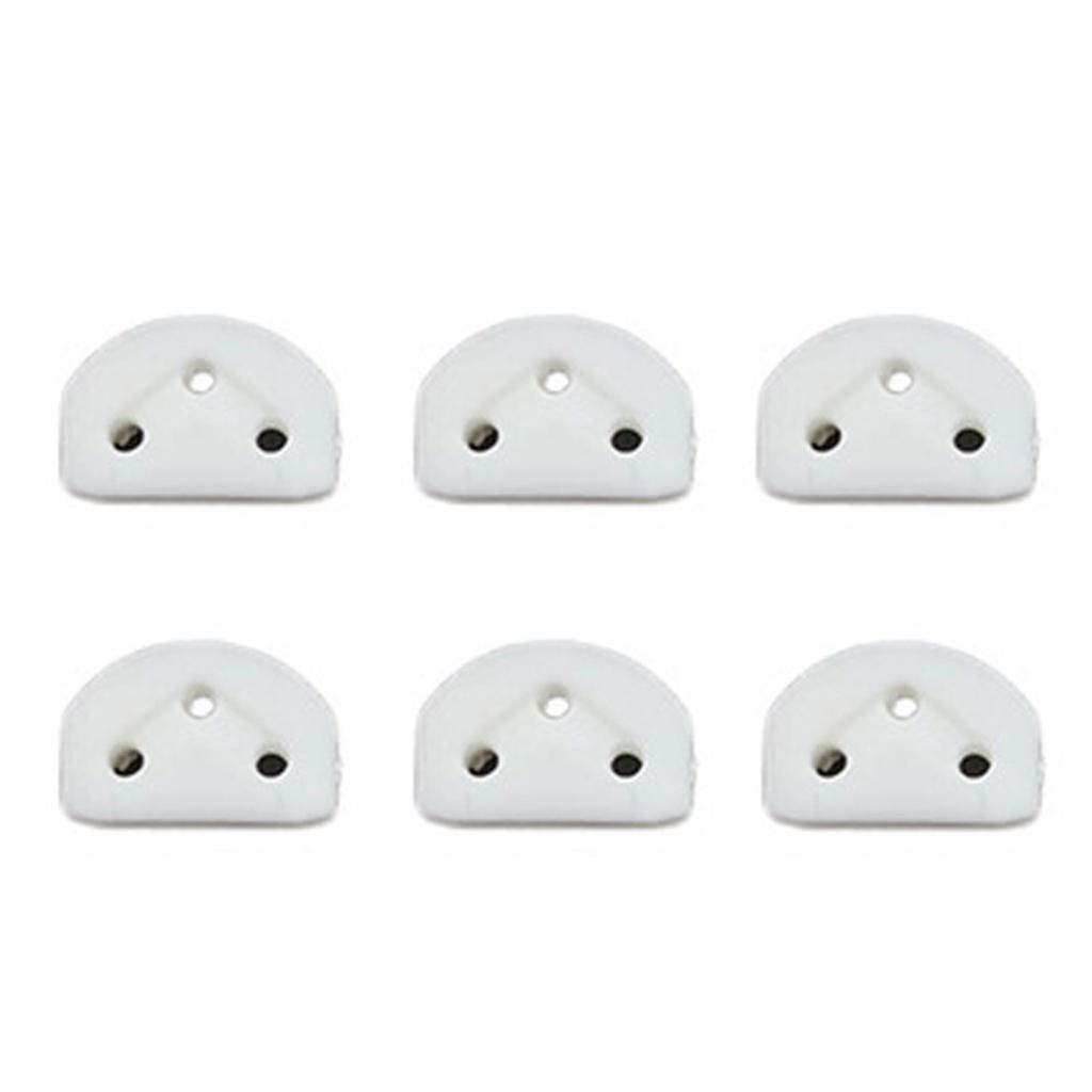 6Pcs Classical Guitar String Retainer Guitar String Ties Bridge Beads Guitar Rollers String Trees for Folk Guitar