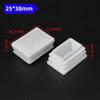 10Pcs High Quality Plastic Furniture Rectangular Pipe Plug White Foot Pad Square Tube Cap Cushion Non-Slip Table Leg Tube Plugs