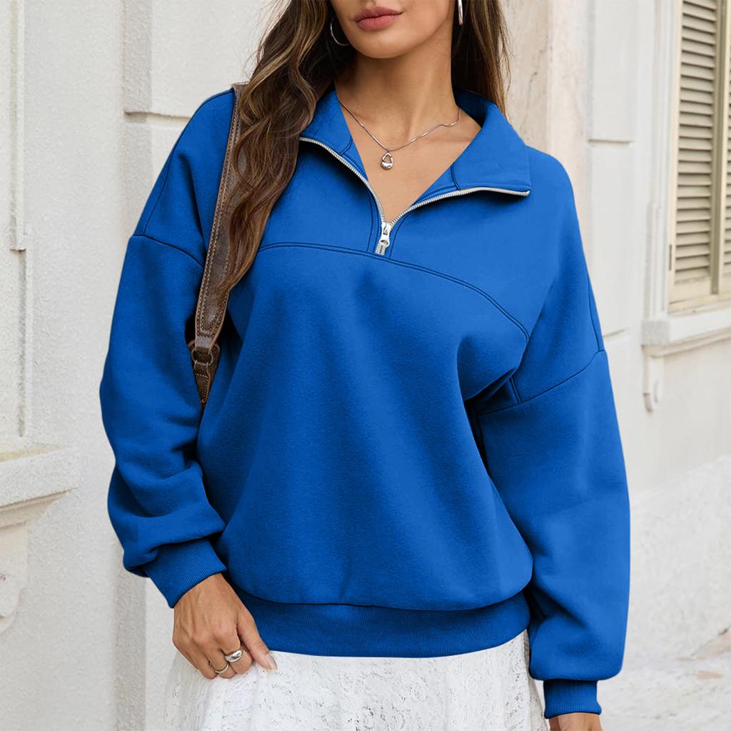 Womens Casual Long Sleeve Drawstring Sweatshirt Pullover Tops Loose Oversized Clothes