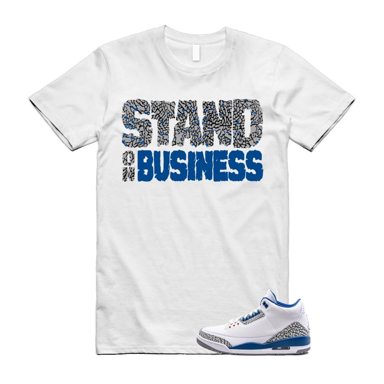 3 True Blue White Cement Grey Wizards T Shirt Match SOB 4XL