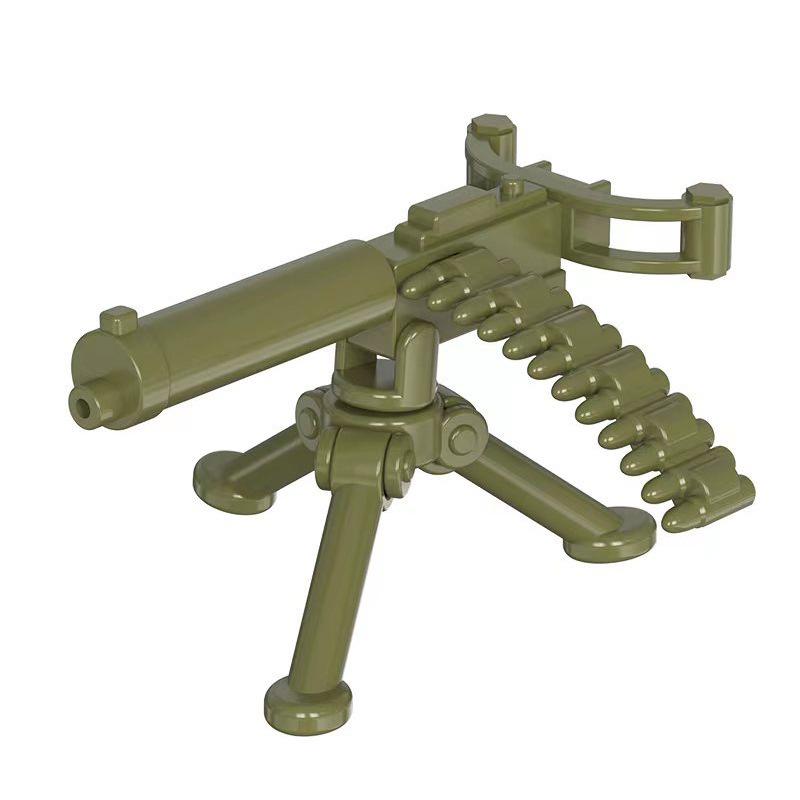 Military Toy Set: Howitzer, Rocket Launcher & Anti-Aircraft Gun Building Accessories
