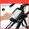 Durable Waterproof Bicycle Cycling Bike Front Top Tube Frame Bag With Tpu Touch Screen Phone Holder Case