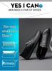 Men's Soft Sole Leather Casual Shoes: Trendy, Versatile, & Perfect for Business or Driving