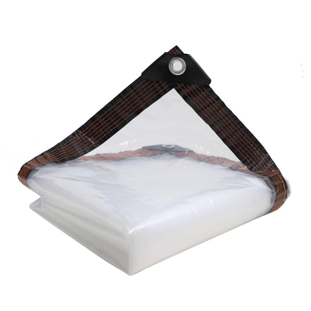 Tecido de Chuva Transparente à Prova de Vento: Proteção contra o Frio e Isolamento para Estufas