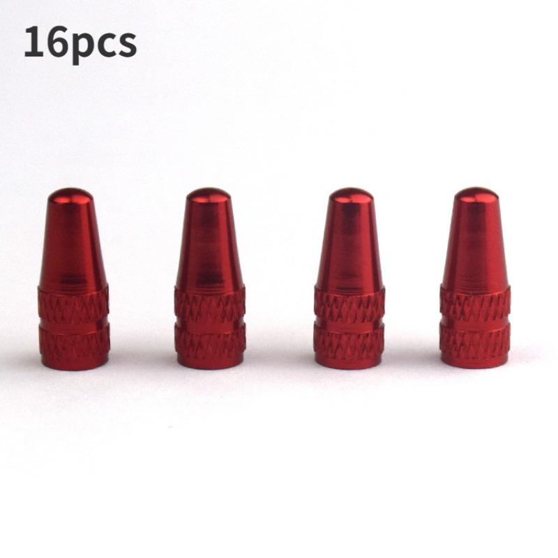 16pcs Aluminum Alloy Bicycle Tire Valve Cap Road Bike Covered Protector Road MTB Tyre Dustproof Valve