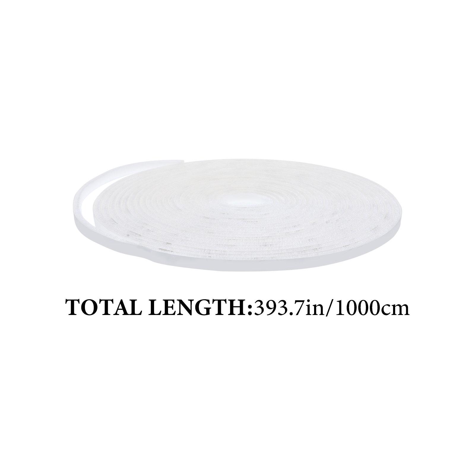 1 Roll Smooth Flexible Sealing Strip Door Bottom Seal Soundproof Windproof Indoor Outdoor Sealing Tape for Home Use белый