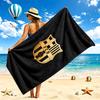 FC Barcelona Beach Towel Quick Dry Soft MicrofiberSand Resistant Oversized Cabana Bath Sheet for Swimming Pool Travel Gift