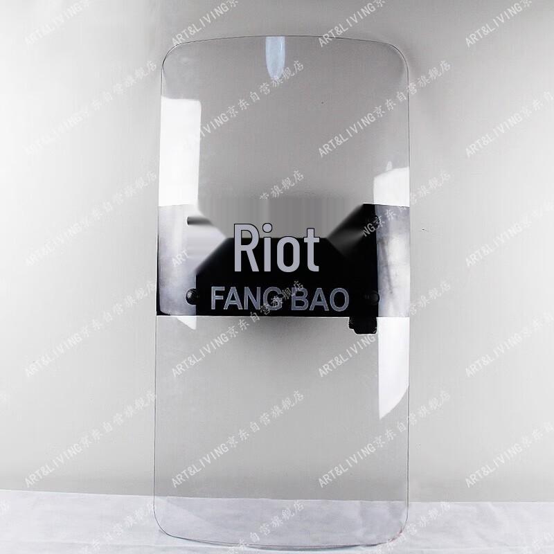 ART&LIVING Rectangular Transparent Riot Shield