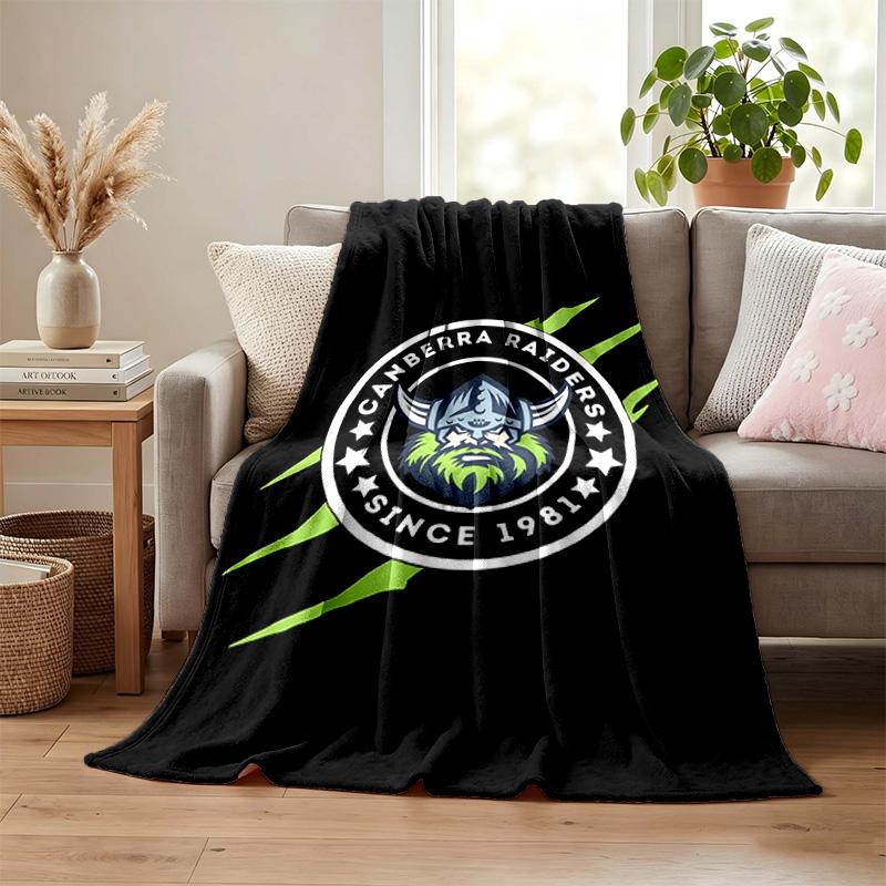 Canberra United blanket Flannel Blanket Soft Cozy Plush Throw for Sofa Bed Lightweight Home Decoration