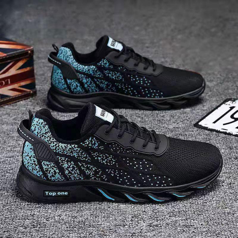 Scarpe Sportive Casual da Uomo Scarpe da Corsa Traspiranti Scarpe da Viaggio Scarpe in Mesh Volante da Ragazzo Scarpe da Basket