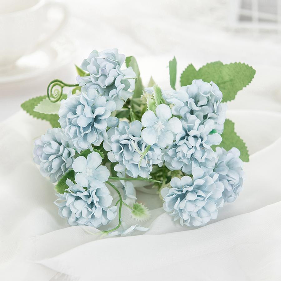 1pc/3pcs silk Hydrangea Artificial Flowers Home vase table DIY Festival party Wreath Accessory Wedding Bridal Bouquet Decoration