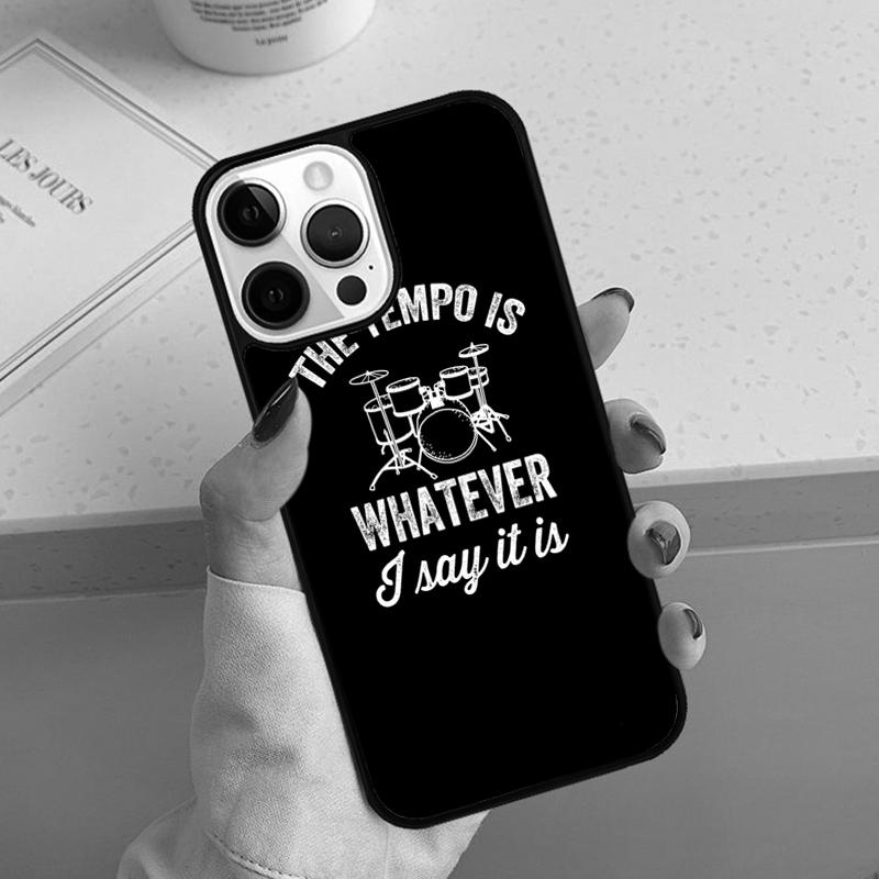 Drum Drummer Music Dj Phone Case For iPhone 17 Air 11 12 13 14 15 16 Pro Max Cover For iPhone 17 Air Max Plus Coque Shell