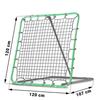 Neo-Sport Rebounder Training Goal 120 X 120 Cm