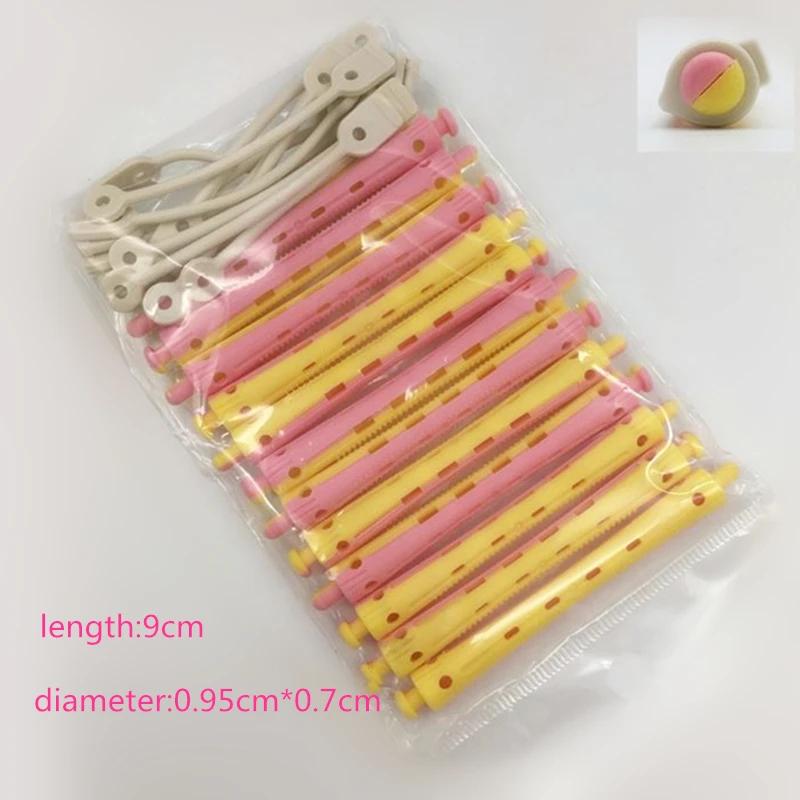 12pcs Heatless Hair Curler No Heat Hair Rollers Soft Curling Rod Pull Core Lazy Flexi Rods Wave Formers Hair Styling Tools