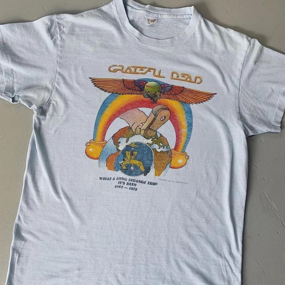 Vintage Grateful Dead 1965–1979 What A Long Strange Trip Tour T-Shirt Unisex T-Shirt XXXL