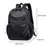 Simple Sports Waterproof Zipper Computer Backpack Large Capacity Fashion Travel Commuter Backpack