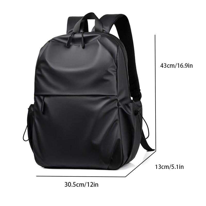 Simple Sports Waterproof Zipper Computer Backpack Large Capacity Fashion Travel Commuter Backpack
