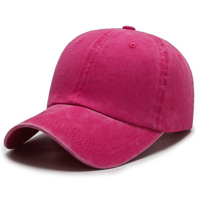 Unisex Classic Retro Washed Baseball Cap: Versatile Sunshade and Duckbill Design for Fashionable Sun Protection
