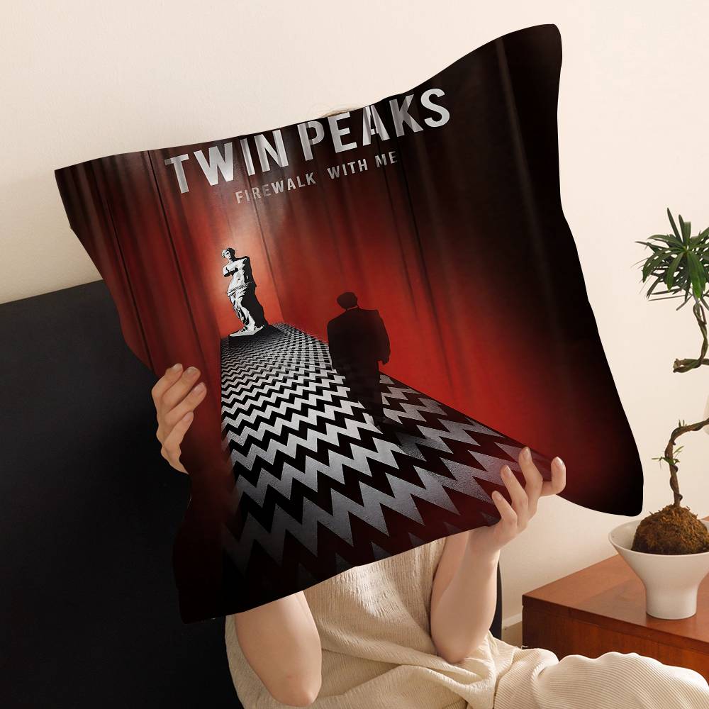 

T-TWIN-PEAKS Anime Pillow Gift Home Office Decoration Pillow Bedroom Sofa Car Cushion CoverPillow Case 12x12Inch