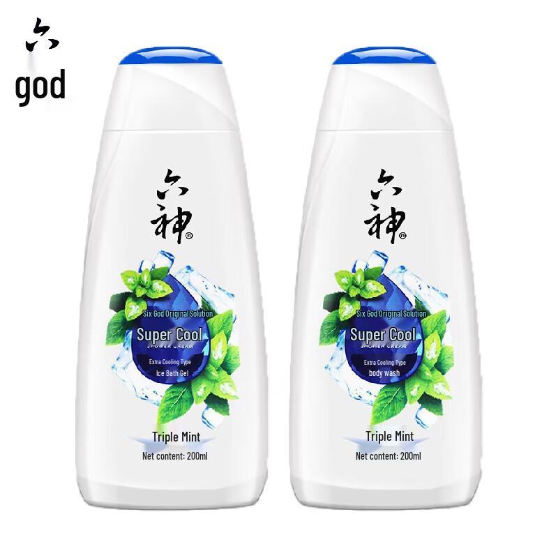 Liushen Invigorating Triple Mint Shower Gel 200ml