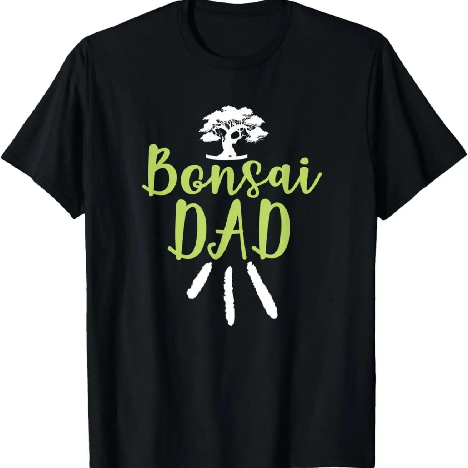 

Bonsai Dad Graphic Tee For Funny Men and Plant Dads T-Shirt S разноцветный