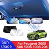 Car Sun Visor For Peugeot 2008 508 5008 3008 208 2008~2005 Auto Front Windshield Sunshade Heat Insulation Summer AccessoriesWindshield Sunshades 1