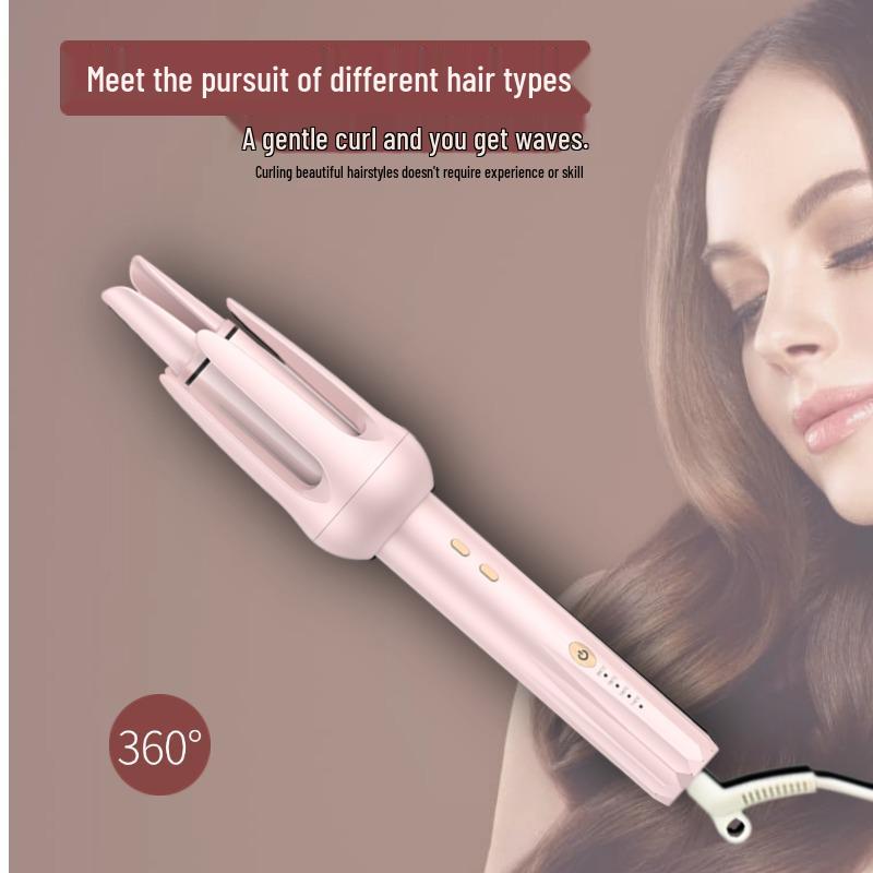 Portable Automatic Hair Curler for Large Waves