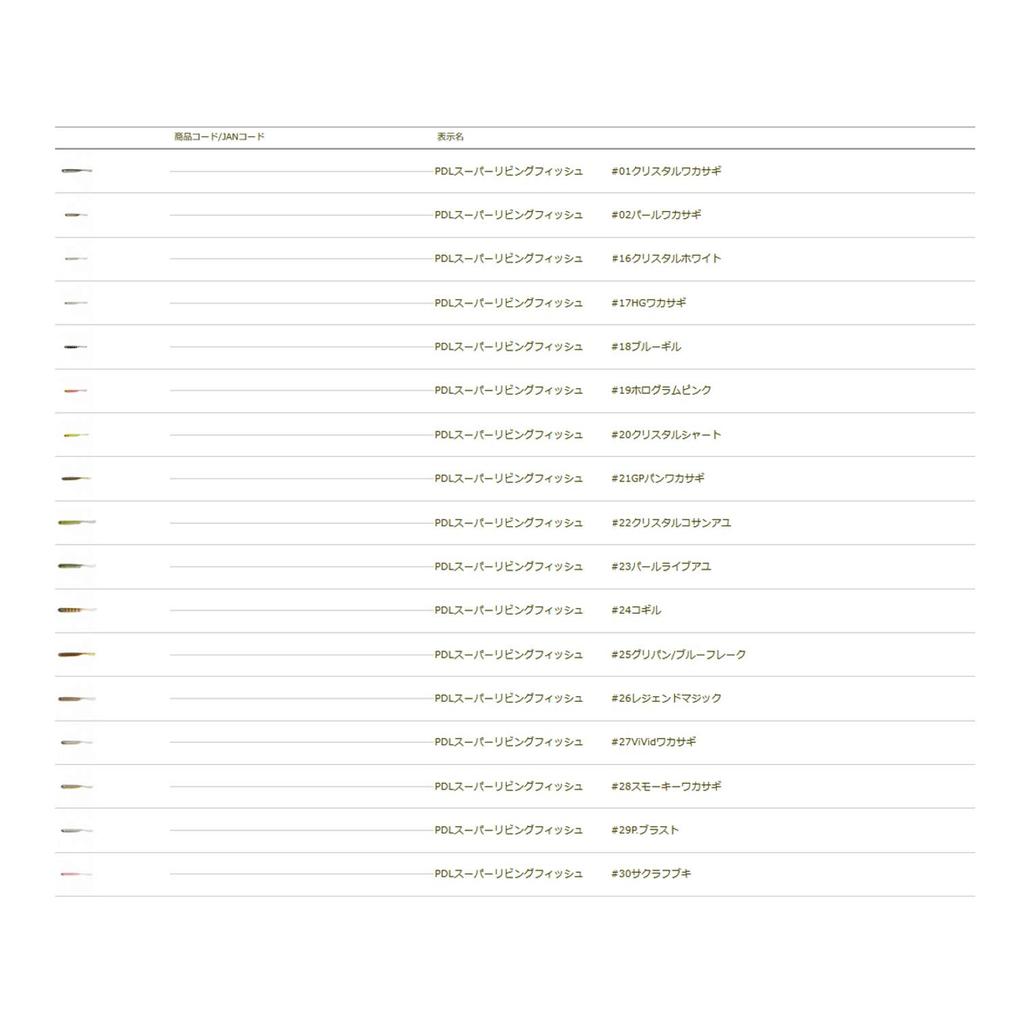 TIEMCO PDL Super Living Fish 3ECO Worm #29 P.Blast