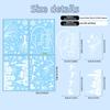 Frosted Snowflake Static Cling Stickers - Reusable White Window Decals for Glass Doors with Slavic Lace Patterns