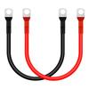 High Performances 5AWG Battery Jumper Cable 30cm Power Inverter Wire For Solar Power Boats And Automobiles