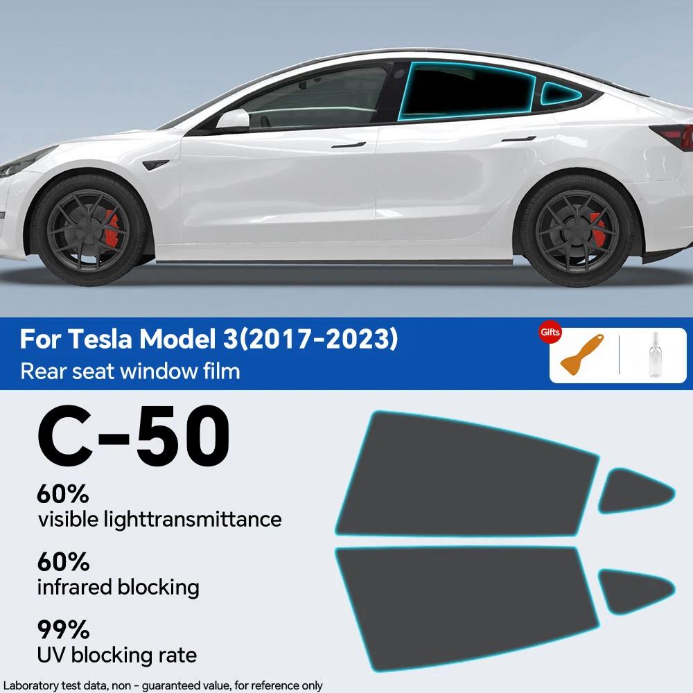 PFCC for Tesla Model 3 2017-2023 PPF Car Sticker Quality High Heat Resistant Car glass Solar Tint Window Films 99% UV Protective