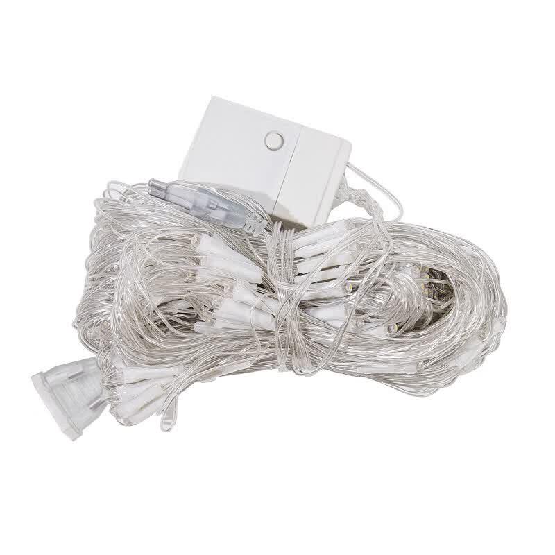 Solar Powered LED Starry Net Decorative Lights